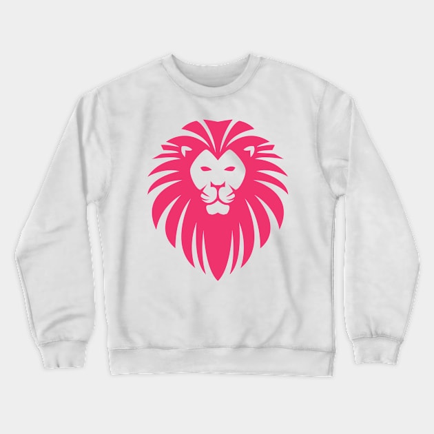 The Pink Lion Crewneck Sweatshirt by rayanammmar